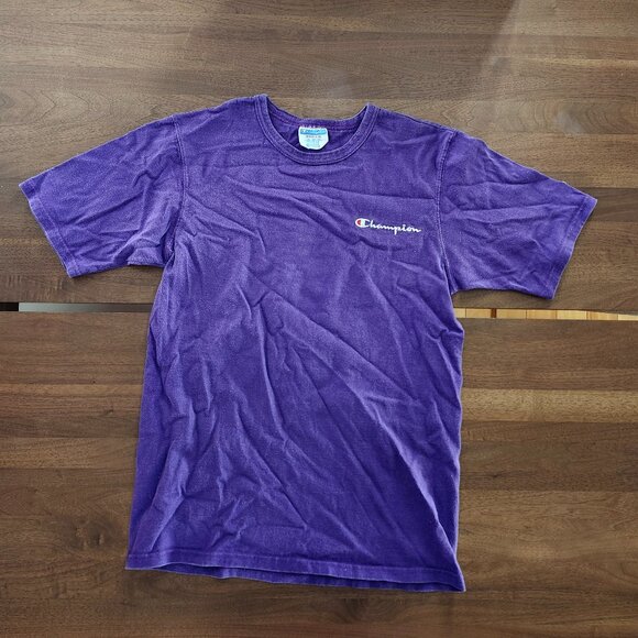 Champion Men's Vibrant Purple Short Sleeve Tee - Picture 1 of 4